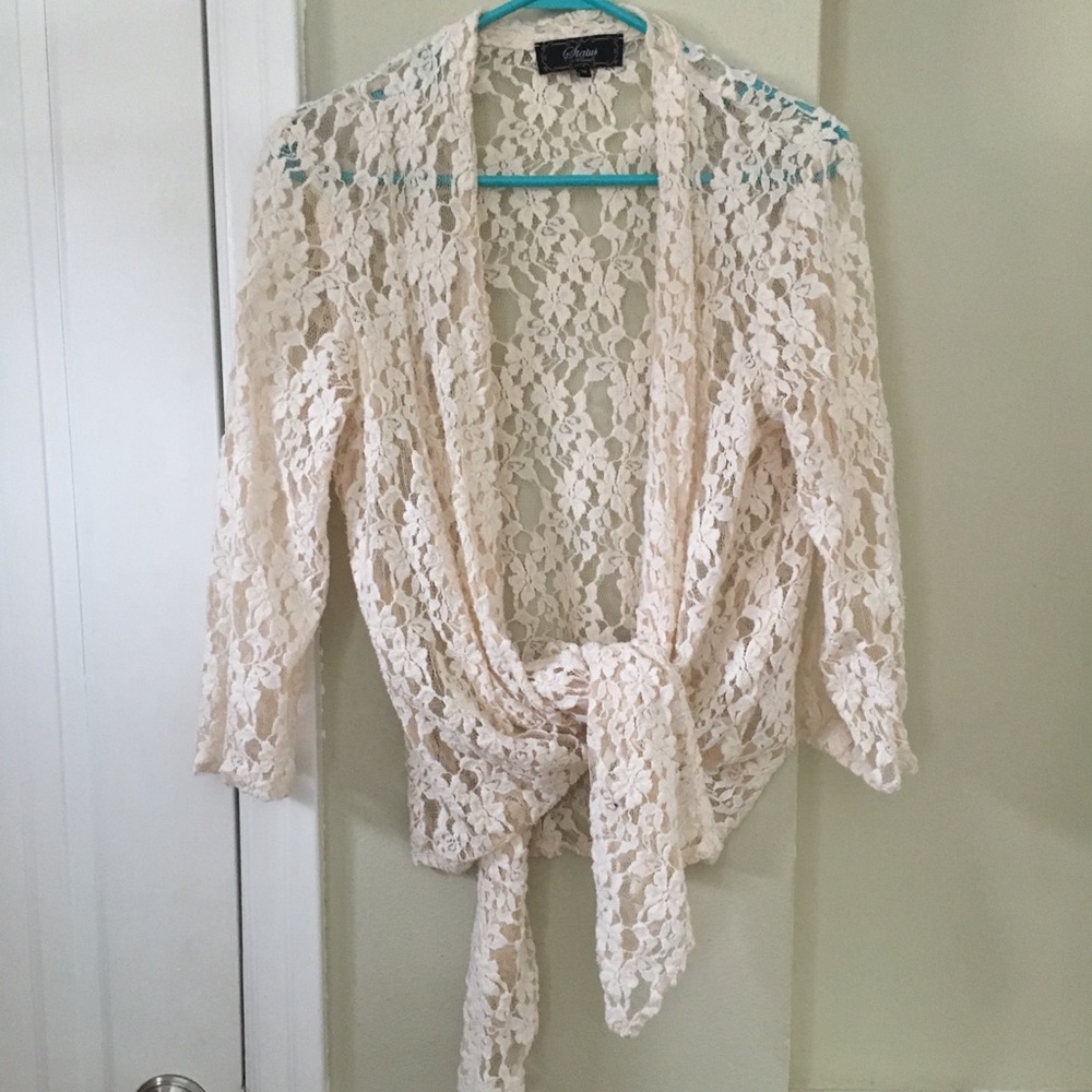 Ivory Lace Blouse